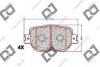 DJ PARTS BP1592 Brake Pad Set, disc brake